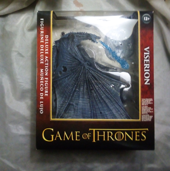 McFarland Game Of Thrones Viserion ( Ice Dragon Version) Action Figure - Picture 1 of 6